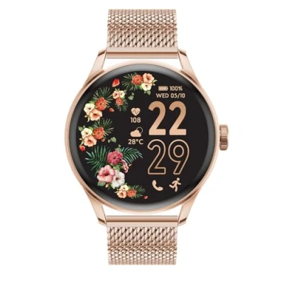 Image de Ice watch Smartwatch 2.0 Milanese Band Ronde 1.2&#039;&#039; Amoled Rose Gold (023394)