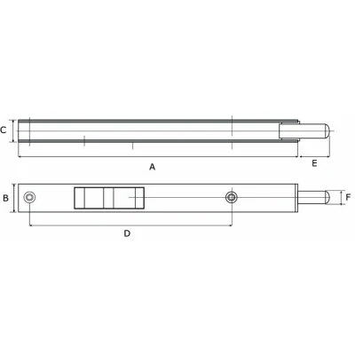 Afbeelding van Pijpkantschuif type 806 160x20x15mm staal vz
