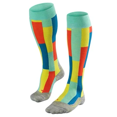 Afbeelding van Falke Sk4 Brick W Kh Skisokken voor dames, blauw (Fiji 6423)