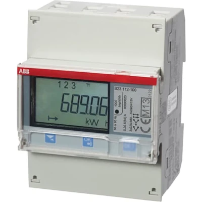 Afbeelding van ABB KWH meter 3 fase B23 11210P DIN rail