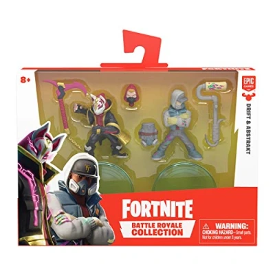 Afbeelding van Fortnite Figuur Duo Pack Drift &amp; Abstract verzamelfiguren, 35934, rood