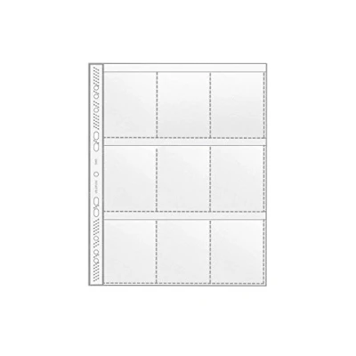 Afbeelding van Veloflex 5349000 etui met 9 vakken, DIN A4, transparant, 100 stuks