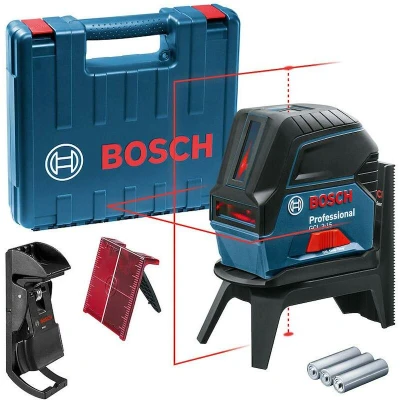 Image de BOSCH GCL 2 15 laser combi rouge en boîtier (3x 1.5V AA battery) 0601066E02