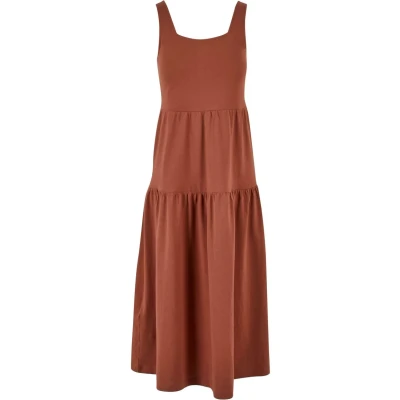 Afbeelding van Urban Classics 7/8 Length Valance Summer Jerseyjurk, Dames, Maat: 4XL, Terracotta