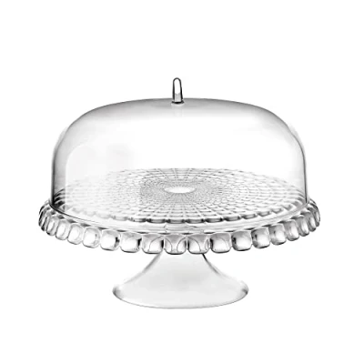 Afbeelding van Guzzini Tiffany, taartstandaard met bel transparant, Ø 36 x h 28 cm 19940000