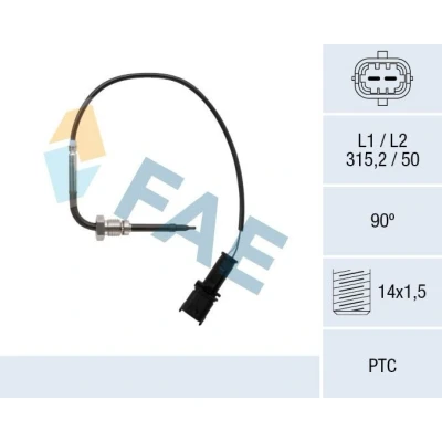 Afbeelding van FAE 68081 Sensoren Na katalysator