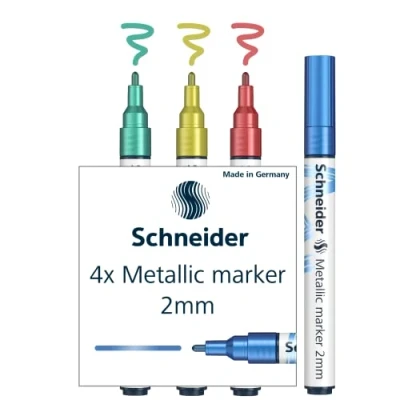 Afbeelding van Schneider metallic marker Paint it 011 2mm 4 stuks S ML01111502