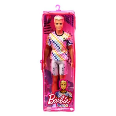 Image de Poupée Ken Barbie Fashionistas T shirt à carreaux