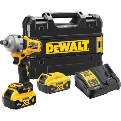 Afbeelding van DeWALT DCF891P2T QW 18V Li ion XR Accu Slagmoersleutel set (1x 5.0Ah) in TSTAK koffer