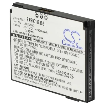 Afbeelding van vhbw Batterij compatibel met Becker HJS100, HJS 100, Map Pilot GPS navigatieapparaat (900 mAh, 3,7 V, Li ION)