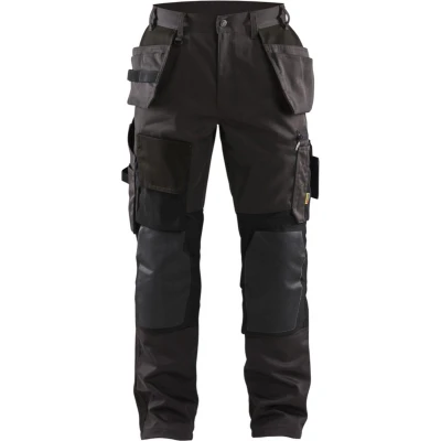 Afbeelding van Blaklader Werkbroek met Kevlar en stretch 1554 1860 Donkergrijs/Zwart D112