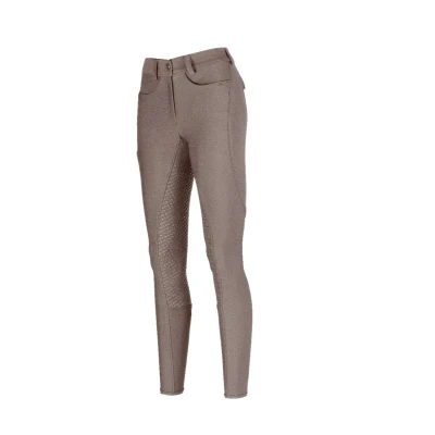 Image de Pikeur Pantalon d&#039;Équitation Laure Full Grip Taupe 84