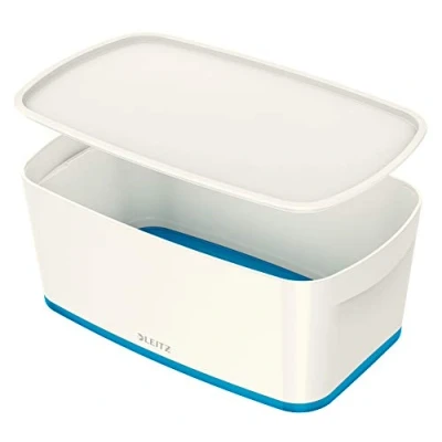 Afbeelding van Leitz MyBox® Klein met deksel, opbergdoos blauw/wit