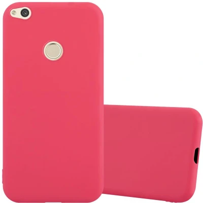 Afbeelding van Cadorabo Hoesje geschikt voor Huawei P8 LITE 2017 / P9 in CANDY ROOD Beschermhoes gemaakt van flexibel TPU silicone Case Cover