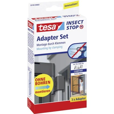 Afbeelding van Tesa 55193 03 Adapter Alu Comfort vliegenhor adapterset Geschikt voor merk 3 stuk(s)