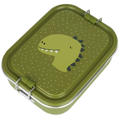 Afbeelding van Trixie rvs broodtrommel mr. dino 800 ml