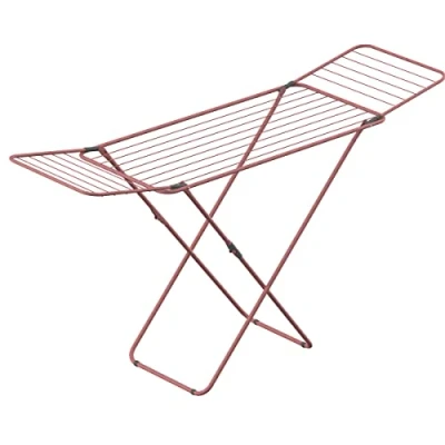 Afbeelding van Rörets Sussi Rosé Droogrek, afsluitbare vleugels, veiligheidsvergrendeling, 52 x 176 96 cm, droogoppervlak 18 m, design en kwaliteit van het sterkste merk Zweden