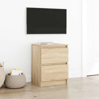 Afbeelding van vidaXL Tv meubel 40x35x54 cm spaanplaat sonoma eikenkleurig