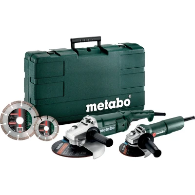 Afbeelding van Metabo WE 2200 230 + W 750 125 685172510 Haakse slijper Incl. koffer