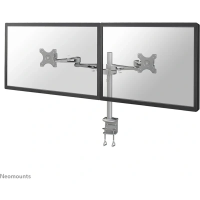 Afbeelding van Neomounts FPMA D935D Monitorarm 2 schermen 14 27&quot; 0 6 kg/scherm zilver