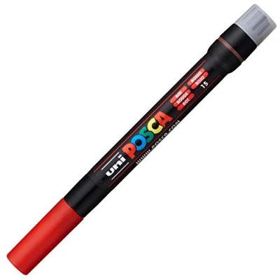 Afbeelding van Brushverfstift Posca PCF350 rood
