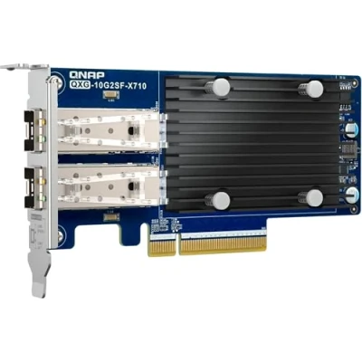 Image de QNAP QXG 10G2SF X710 Adaptateur réseau PCIe 3.0 x8 profil bas 10 Gigabit SFP+ x 2 pour P/N: SFP1G SX 85