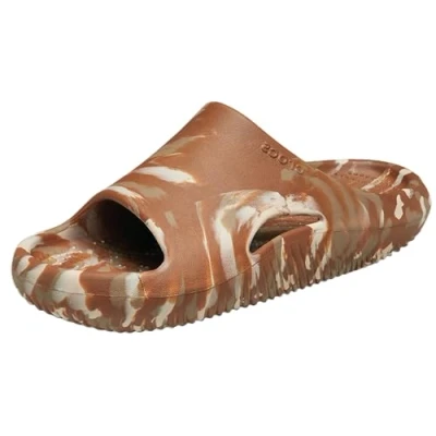 Afbeelding van Crocs Mellow Recovery Slides sandaal, glad, uniseks, Marmeren cognac