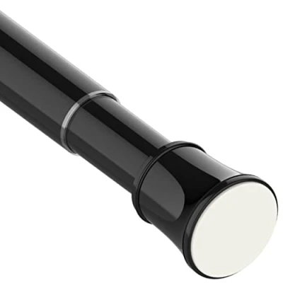 Afbeelding van 1 x uitschuifbare stang, zonder boren, douchegordijnstang, spanstang voor gordijnen, keuken, kast, ophangstang, geen gereedschap nodig