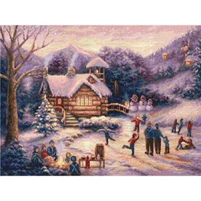Afbeelding van Borduurpakket SKATING BY TWILIGHT LETISTITCH