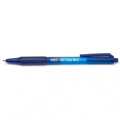 Image de Stylo Bille Bic Soft Feel Clic Grip bleu