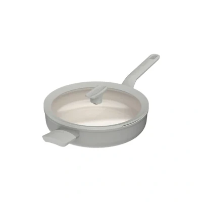 Afbeelding van LEO RECYCLED Sauteerpan antikleef met deksel Balance Moonmist 26cm
