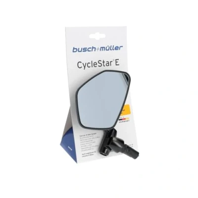 Afbeelding van Busch &amp; Müller Fietsspiegel voor volwassenen, uniseks, zwart, 14,5 18,5 mm