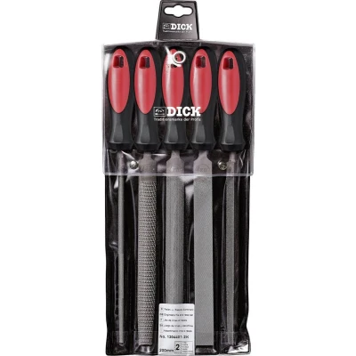 Afbeelding van Dick 1304401 2K Set vijlen/raspen 5 delig Slaglengte 200 mm 1 set(s)