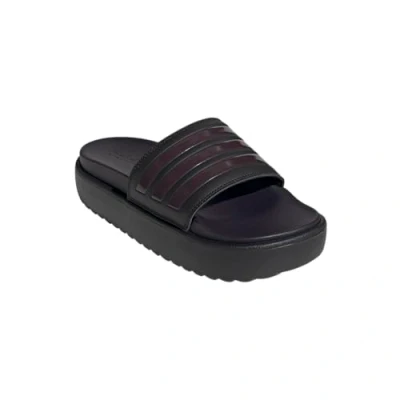 Afbeelding van adidas Adilette Platform teenslippers voor dames, Zwart Aurora Met
