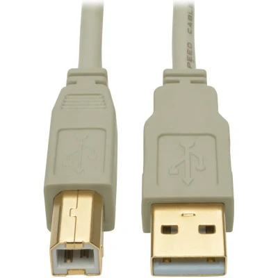 Afbeelding van Tripp Lite U022 006 BE USB 2.0 A/B Cable (M/M), Beige, 6 ft. TrippLite