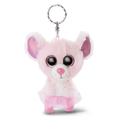 Afbeelding van Nici Sleutelhanger Glubschis Muis Junior 9 Cm Pluche Roze