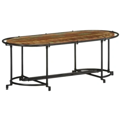 Afbeelding van vidaXL Salontafel 110x55x40 cm massief gerecycled hout
