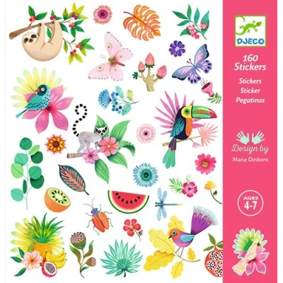 Afbeelding van Djeco stickers paradijs 160st