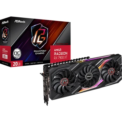 Afbeelding van ASRock AMD Radeon RX 7900 XT Videokaart 20 GB GDDR6 RAM PCIe 4.0 x16, HDMI, DisplayPort