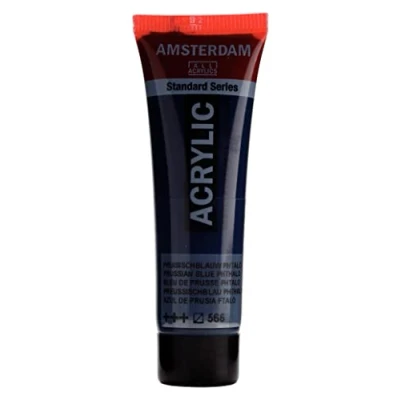 Afbeelding van Acrylverf 566 Pruisischblauw Phtalo Amsterdam 20 ml