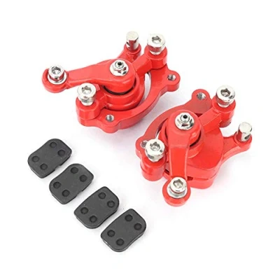 Afbeelding van Rode Schijfrem Remklauw voor Achter Vervanging Mini Chinese Motorfiets Kinderen ATV Quad 43cc 47cc 49cc
