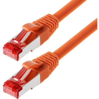 Afbeelding van Helos S/FTP (PIMF) CAT 6 30m netwerkkabel Cat6 (S STP) Oranje