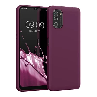 Afbeelding van kwmobile telefoonhoesje geschikt voor Nokia G21 / G11 Hoesje smartphone Back cover in bordeaux violet