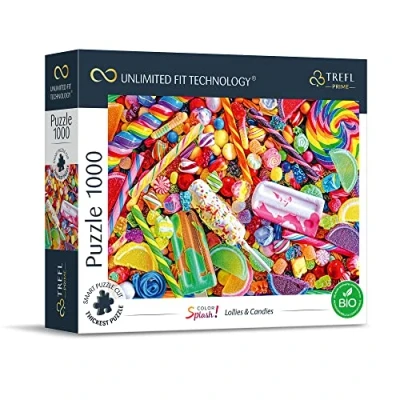 Afbeelding van Trefl Prime Lollies en Snoepjes puzzel 1000 stukjes