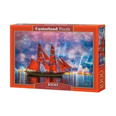 Image de Puzzle Castorland Frégate Rouge, 1000 pièces