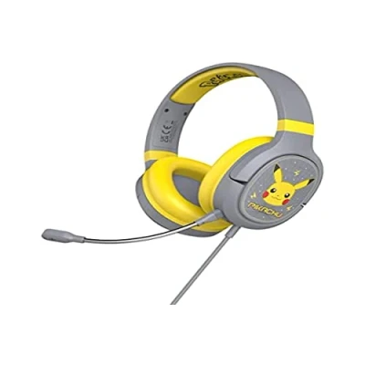 Afbeelding van Pokémon Pikachu Pro G1 gaming koptelefoon afneembare microfoon verstelbaar lange kabel