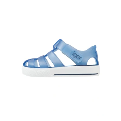 Afbeelding van IGOR STAR Badslippers voor kinderen, Maat: 19, Navy Kunststof