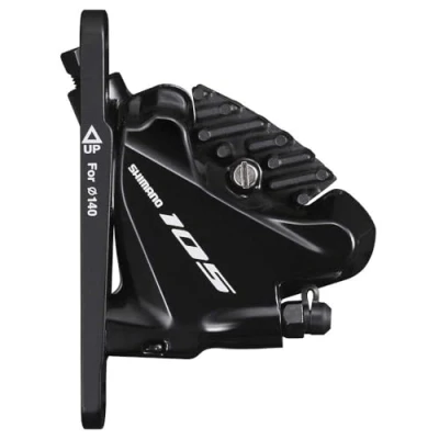 Afbeelding van Shimano schijfremklauw 105 BR R7070 Flat Mount voor zwart
