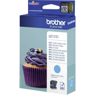 Afbeelding van Brother LC 123C Inktcartridge Cyaan