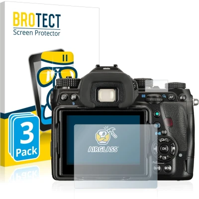 Afbeelding van BROTECT Screenprotector voor Pentax K 1 Mark II Folie Beschermfolie Beschermglas transparant (3 Stuks)